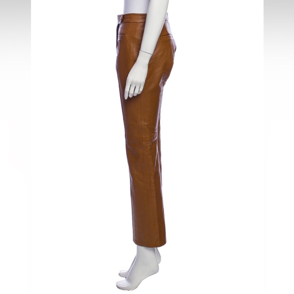 Coach Leather Pants Size 2 - Picture 2 of 6